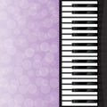 Abstract Background With Piano Keys