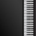 Abstract background with piano keys Royalty Free Stock Photo