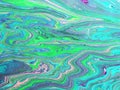 Abstract background of pink-green marble. The effect of natural stone