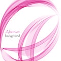 Abstract background of pink lines in the form of a sphere Royalty Free Stock Photo