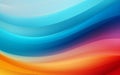 Abstract background with pink,orange and blue wave design - colorful shiny wave with lines created using blend tool. Royalty Free Stock Photo