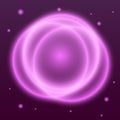 Abstract background with pink plasma circle effect Royalty Free Stock Photo