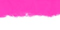 Abstract background pink. Raster graphic. Brush stroked painting. Acrylic magenta paint stroke isolated on white