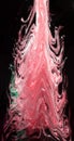 Abstract background with pink sparkling color on black background