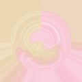 abstract background with pink and yellow colors, some rays in it Royalty Free Stock Photo