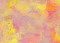 Abstract background in pink yellow soft colors