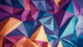 Abstract background polygon colorful Royalty Free Stock Photo