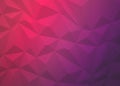 Abstract background of polygons on pink and purple background. Royalty Free Stock Photo