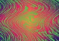 Abstract background with psychedelic style in green