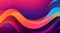 Abstract background of Psychic Waves. Creative trend. Banner. Generative Ai content.