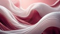 Abstract background, Pure cotton fabric, wavy fiber complex warp of light withe and light pink Royalty Free Stock Photo
