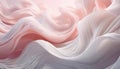 Abstract background, Pure cotton fabric, wavy fiber complex warp of light withe and light pink Royalty Free Stock Photo