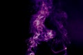 Abstract background with purple colored smoke