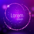 Abstract background with purple luminous backdrop