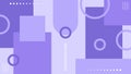 Abstract Background Purple Modern Rectangle Banner Background.Vector Illustration Royalty Free Stock Photo