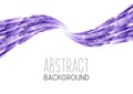 Abstract background with purple wave