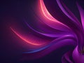 Abstract background with purple wavy lines. Vector illustration for your design Generated by AI Royalty Free Stock Photo