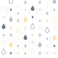 Subtle pattern, graphic design, abstract background with rain drops, creative backdrop Royalty Free Stock Photo