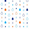 Subtle pattern, graphic design, abstract background with rain drops, creative backdrop Royalty Free Stock Photo