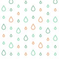Subtle pattern, graphic design, abstract background with rain drops, creative backdrop Royalty Free Stock Photo