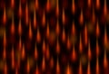 Abstract background the rain of fire on black background