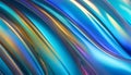 Abstract background from a rainbow flow of liquid metal on a gray background, wallpaper for design, Royalty Free Stock Photo