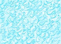 Abstract Background Random Arabic Letters-Vector Illustration