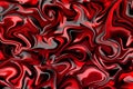 Abstract background of red and black liquid paint swirls Royalty Free Stock Photo