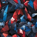 abstract background with red blue and black cubes Royalty Free Stock Photo