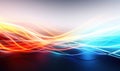 abstract background with red and blue lines on the left and right Royalty Free Stock Photo