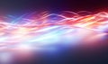 abstract background with red and blue lines on the left and right Royalty Free Stock Photo