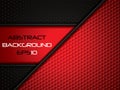 Abstract background, red brochure