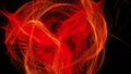 Abstract background with red glowing fenix