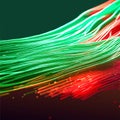 Abstract background with red, green and black stripes. Vector illustration. Generative AI Royalty Free Stock Photo