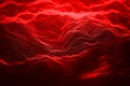 Abstract red neon light waves background Royalty Free Stock Photo