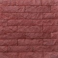Abstract background and red, orange brick in masonry Royalty Free Stock Photo