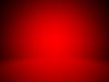 Abstract background red spot light and empty room studio