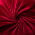 Abstract background with red swirled textile Royalty Free Stock Photo