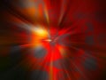 abstract background with red and yellow rays of light in the center Royalty Free Stock Photo