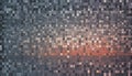 Abstract background with a repeating pattern of small, uneven, gray squares. The squares are arranged in a grid pattern Royalty Free Stock Photo