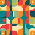 Abstract background with retro pattern design Royalty Free Stock Photo