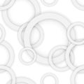 Abstract background with rings of light gray color.