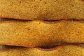 Abstract background: roasted rye bread rusks Royalty Free Stock Photo