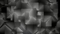 Abstract background of rotating cubes. Design. Kaleidoscopic pattern with monochrome cubes. Royalty Free Stock Photo