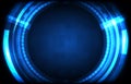 background of round futuristic technology user interface screen hud Royalty Free Stock Photo