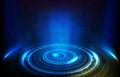 background of round futuristic technology user interface screen hud Royalty Free Stock Photo