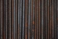 Abstract background of rusty metal iron armature close-up Royalty Free Stock Photo