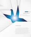 Abstract background for sample text with burst in bird space Royalty Free Stock Photo