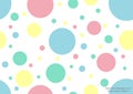 Abstract Background Seamless Circle Shaped Candy Color