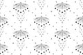 Vector Seamless Backround and Pattern with moths
